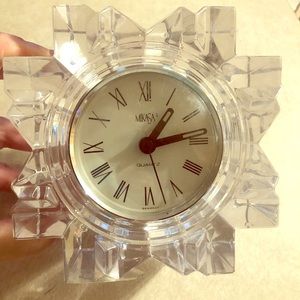 Mikasa crystal clock